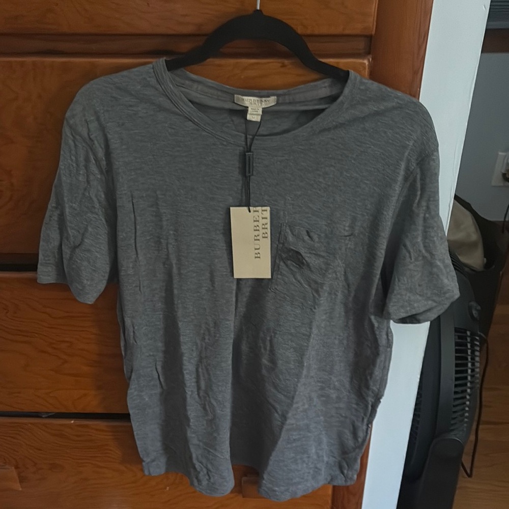 Burberry Gray Men's Shirt
